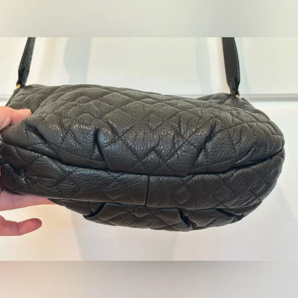 MARC BY MARC JACOBS Natasha Quilted Crossbody in Black Leather - Picture 6 of 10